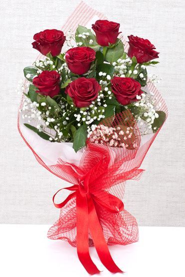 7 adet krmz gl